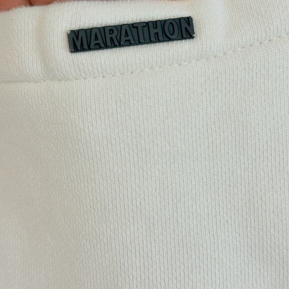 The Marathon Fleece Shorts Men XL Tmc Nipsey Hussle Ivory Heavy Cotton 6” READ - Picture 7 of 14